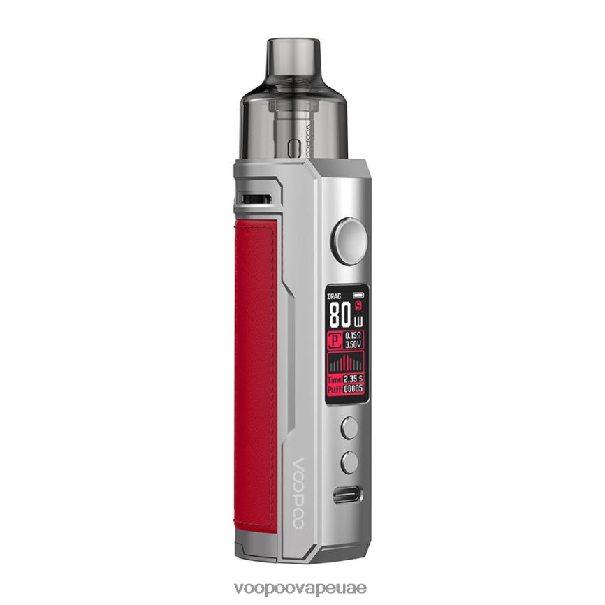 0VL4R178 أحمر فضي - VOOPOO price UAE - VOOPOO DRAG X طقم تعديل الجراب