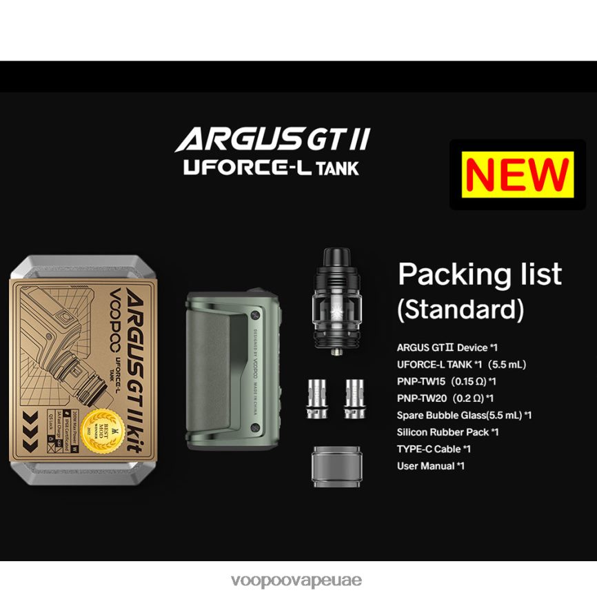 0VL4R1 الجرافيت - VOOPOO abu Dhabi - VOOPOO ARGUS GT II عدة دبابة