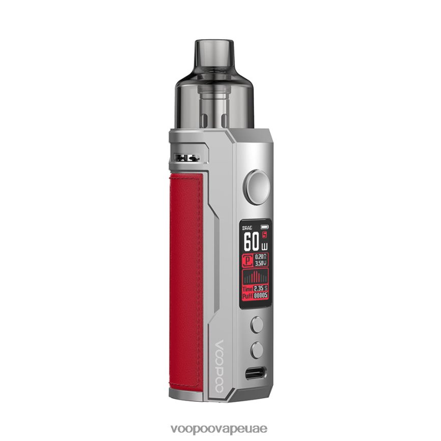 0VL4R202 أحمر فضي - سعر VOOPOO drag s - VOOPOO DRAG S طقم تعديل الجراب