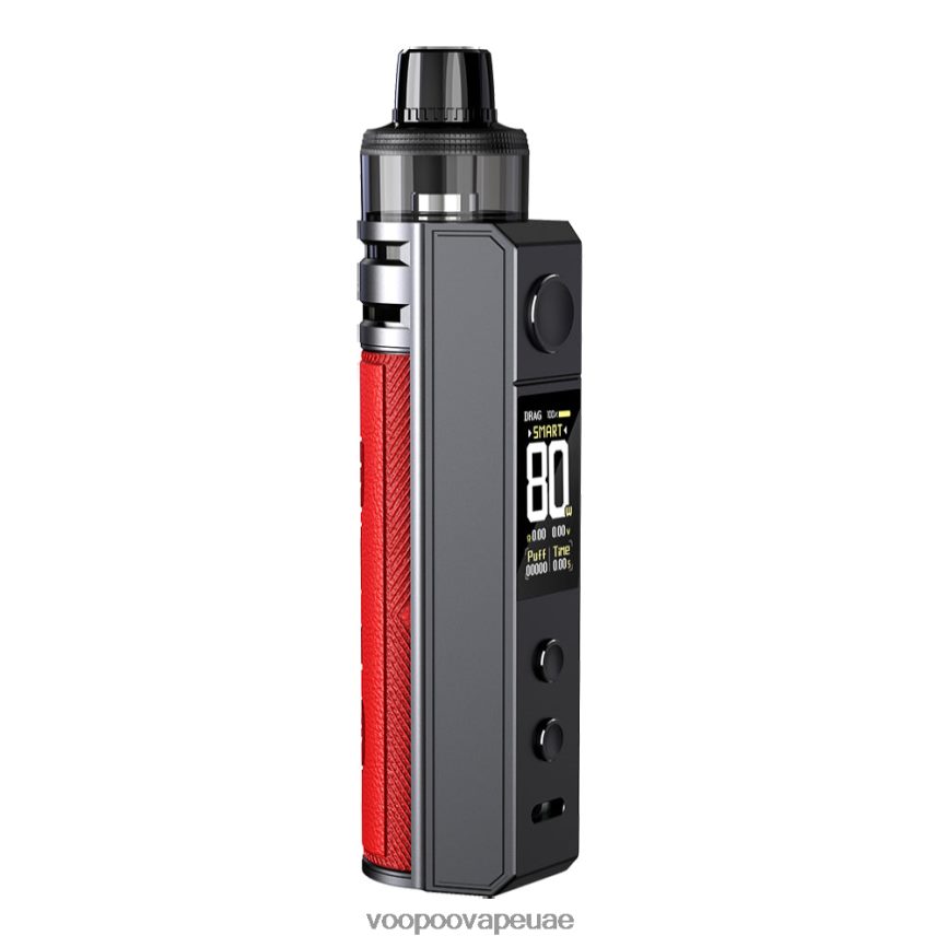 0VL4R241 أحمر - VOOPOO abu Dhabi - VOOPOO DRAG H80S طقم جراب