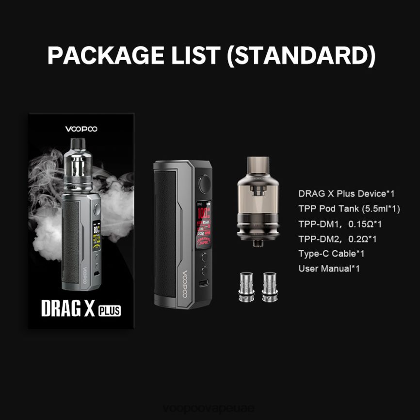 0VL4R294 كلاسيكي - VOOPOO vape UAE - VOOPOO DRAG X PLUS عدة
