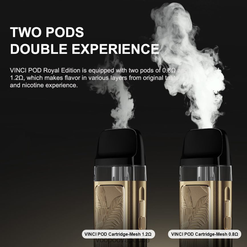 0VL4R343 أوراق الذهب - VOOPOO UAE - VOOPOO VINCI POD الطبعة الملكية