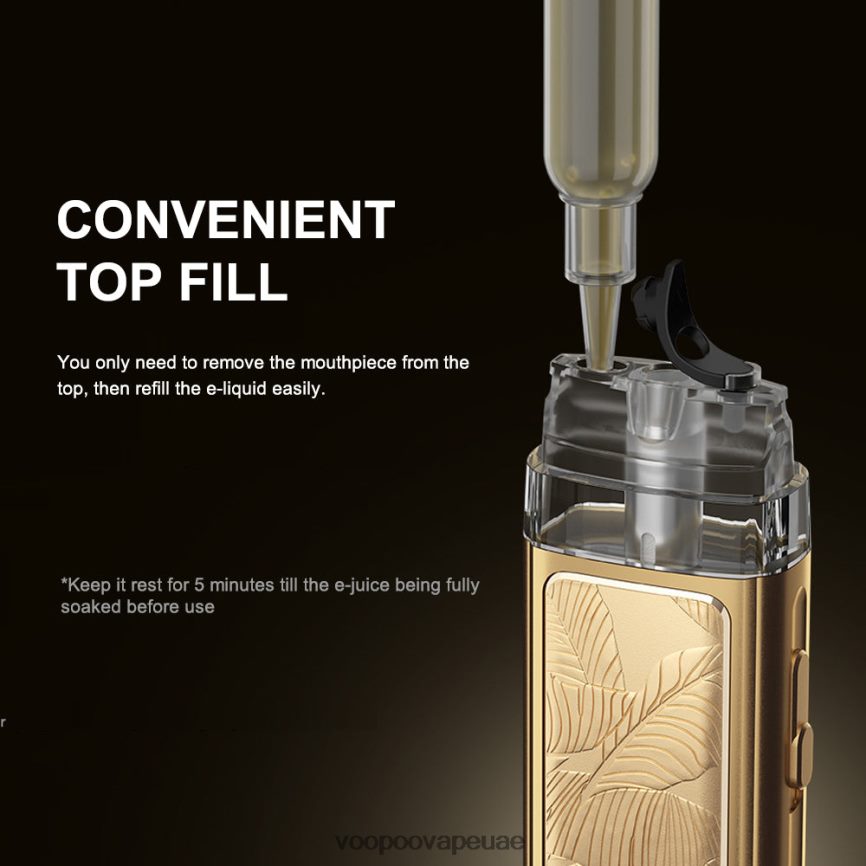 0VL4R343 أوراق الذهب - VOOPOO UAE - VOOPOO VINCI POD الطبعة الملكية