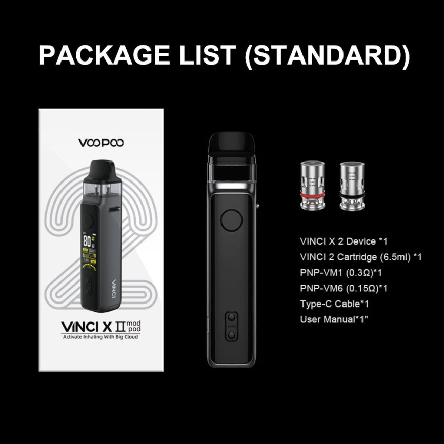 0VL4R347 ألياف كربونيه - VOOPOO vape سعر - VOOPOO VINCI X 2 عدة