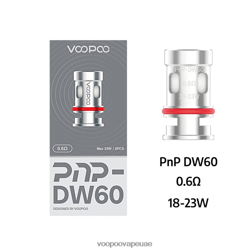0VL4R604 بنب-dw60 - VOOPOO vape UAE - VOOPOO PNP لفائف (5 قطع)