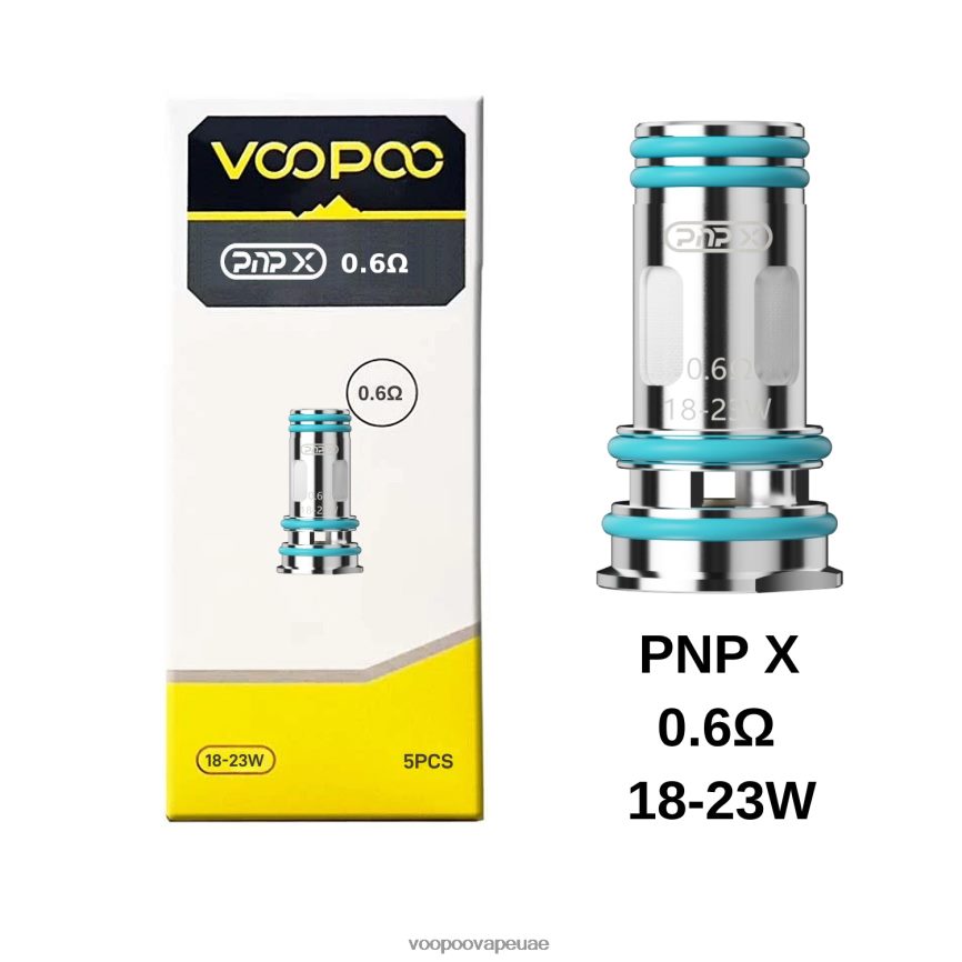 0VL4R608 بنب × 0.6 أوم - VOOPOO price UAE - VOOPOO PNP لفائف (5 قطع)