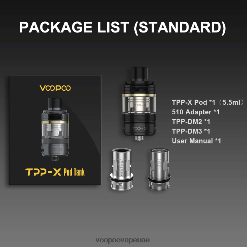 0VL4R514 قوس المطر - VOOPOO vape UAE - VOOPOO TPP X خزان جراب